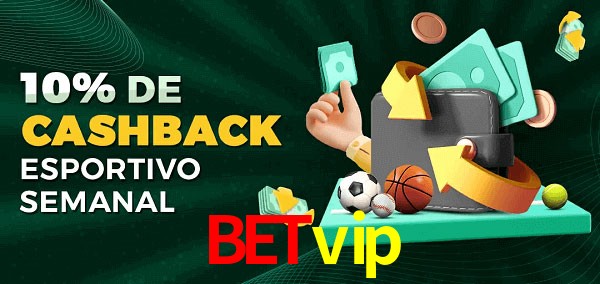 10% de bônus de cashback na betvip